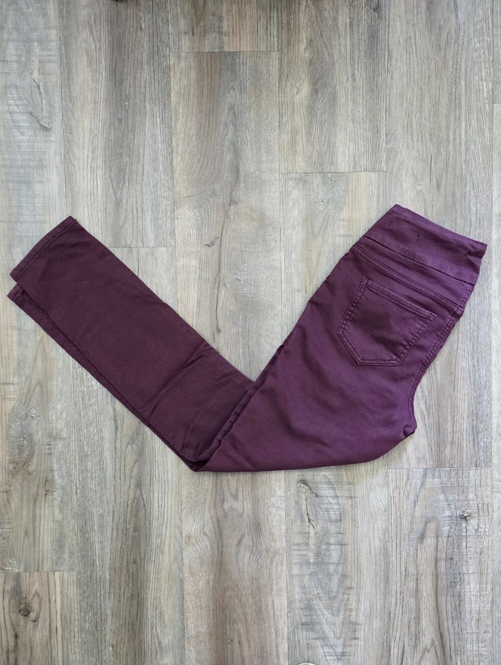 JAG Jeans Purple High Rise Skinny Pull On Jeans